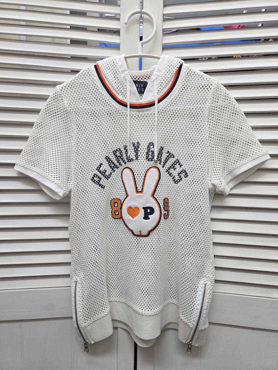 파리게이츠 골프 메쉬 후드 티셔츠 상품이미지1