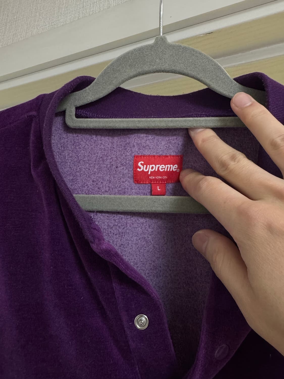 [L] 슈프림 벨루어 롱슬리프 크루넥 상품이미지3