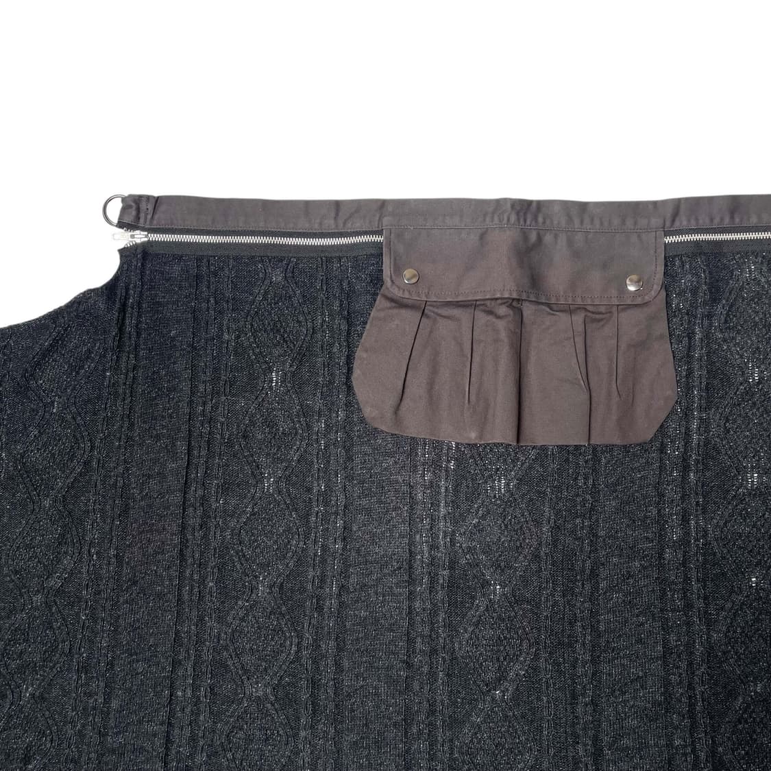 Gomme 카고 포켓 니트 랩 스커트 상품이미지5