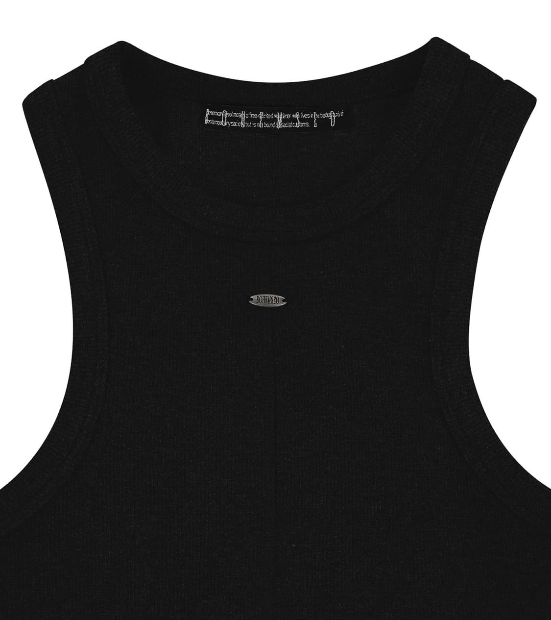 보헤미안서울 보헴서 베이직 탱크 탑 나시 슬리브리스 블랙 (새거) 상품이미지2