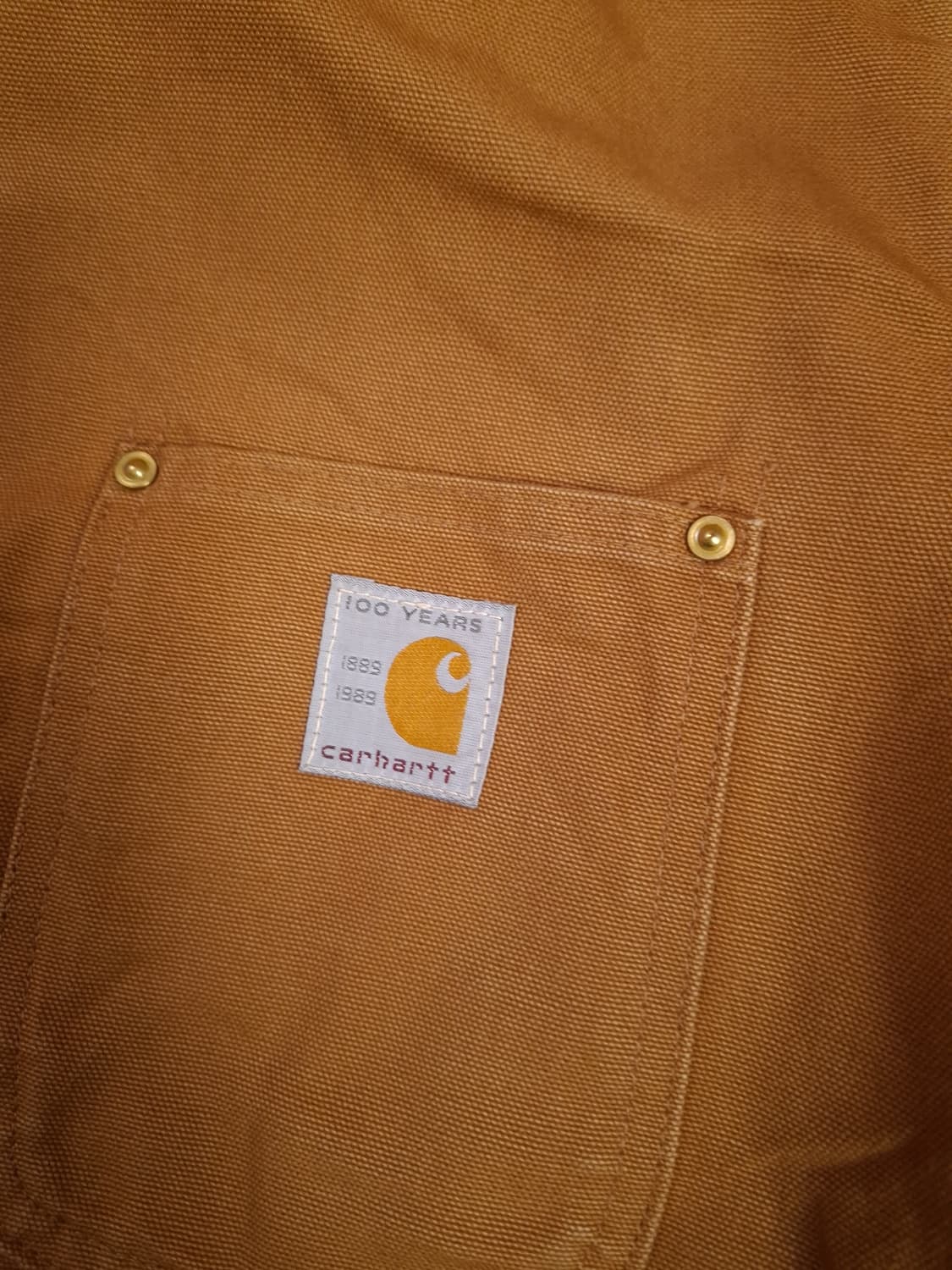 오리지날 90's 미국제조 칼하트 100주년 초어자켓 상품이미지3