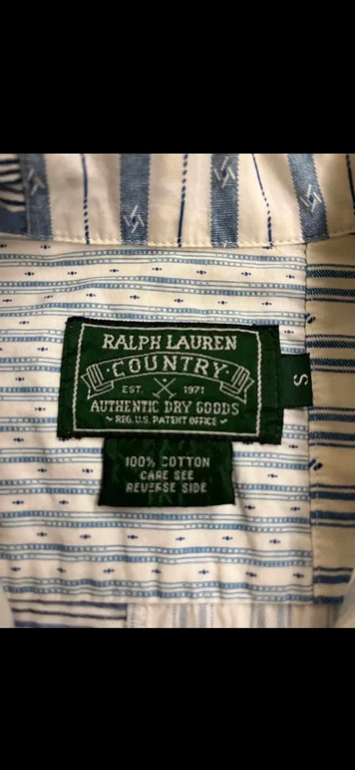 90s POLO COUNTRY PATCH WORKED SHIRTS 상품이미지1