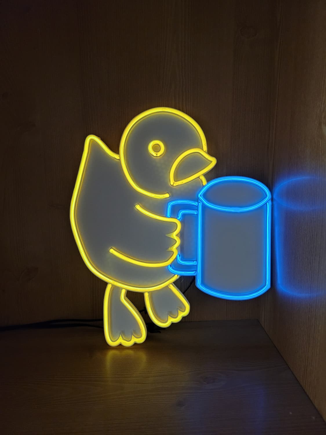 네온사인 오리 컵 맥주 led 램프 조명 무드등 상품이미지6