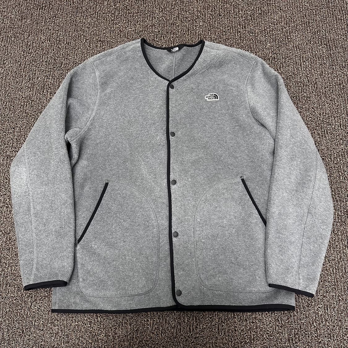 노스페이스 후리스 집업 가디건 자켓 그레이 110(2XL) 상품이미지1