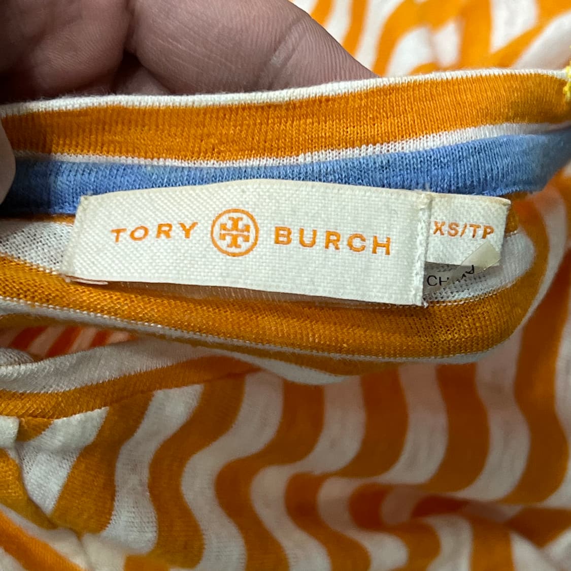  토리버치 스트라이프 슬로건 반팔티 y15956 상품이미지7