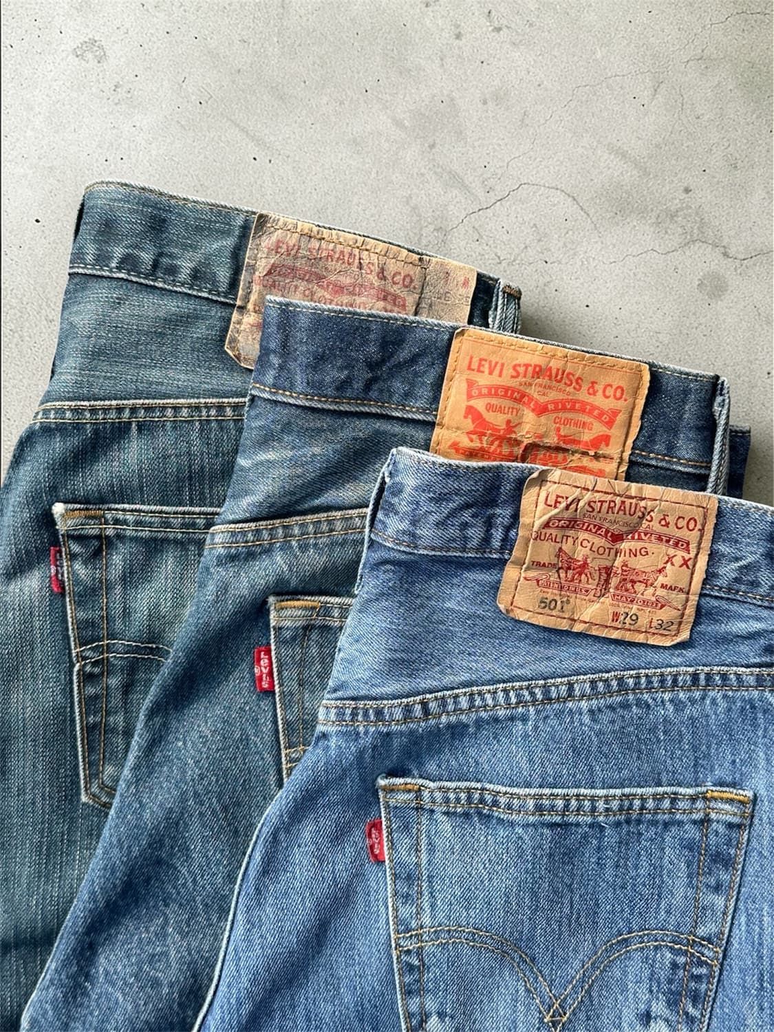 34x34 리바이스 501 청바지 상품이미지3