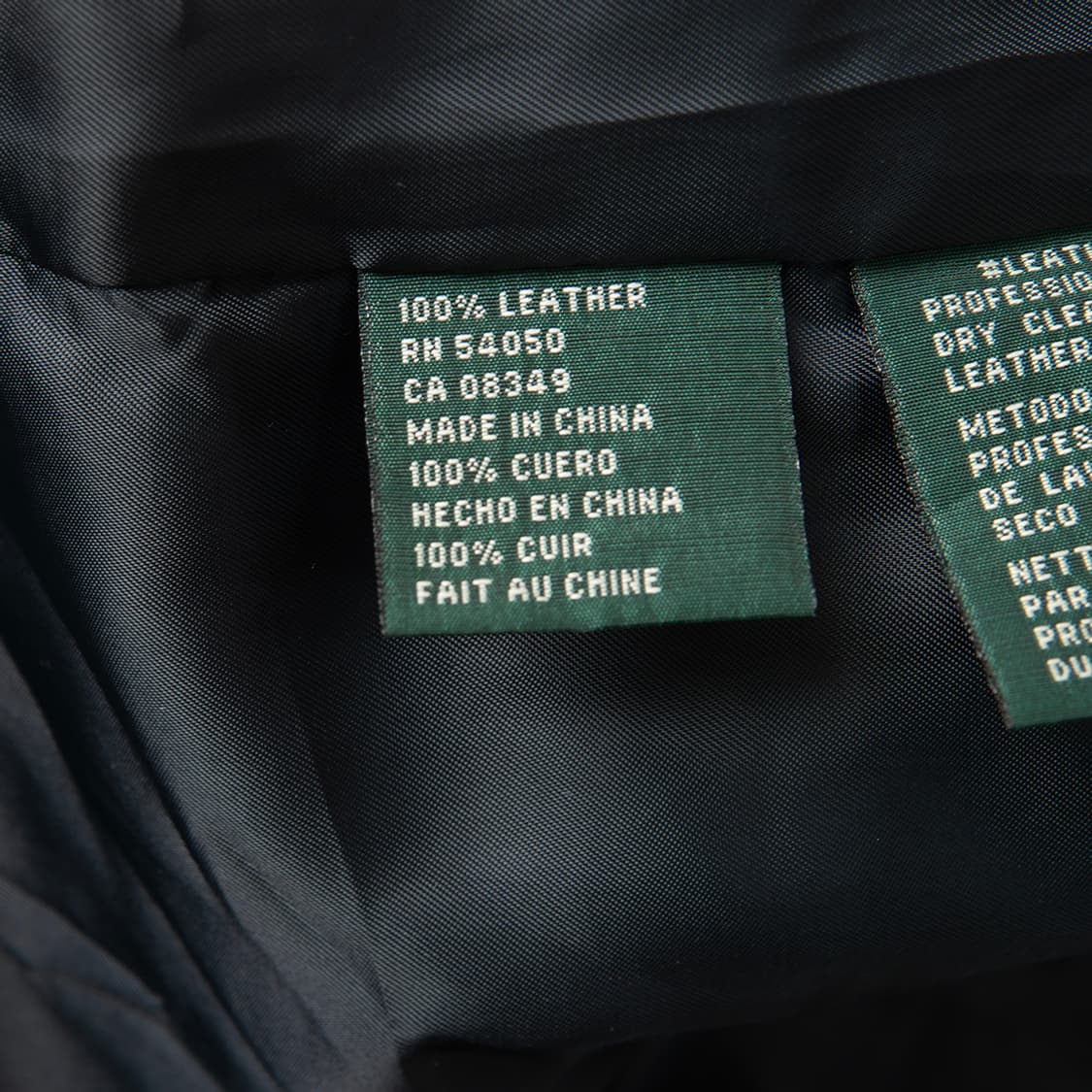 [100] 00s 로렌 랄프로렌 램스킨 레더 트러커 자켓 네이비  상품이미지8