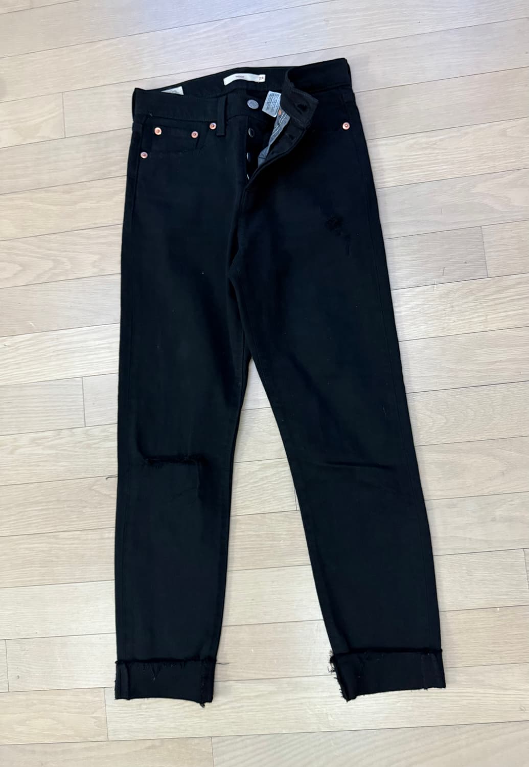 리바이스 프리미엄 24사이즈 빈티지 수지 데님 청바지 상품이미지1