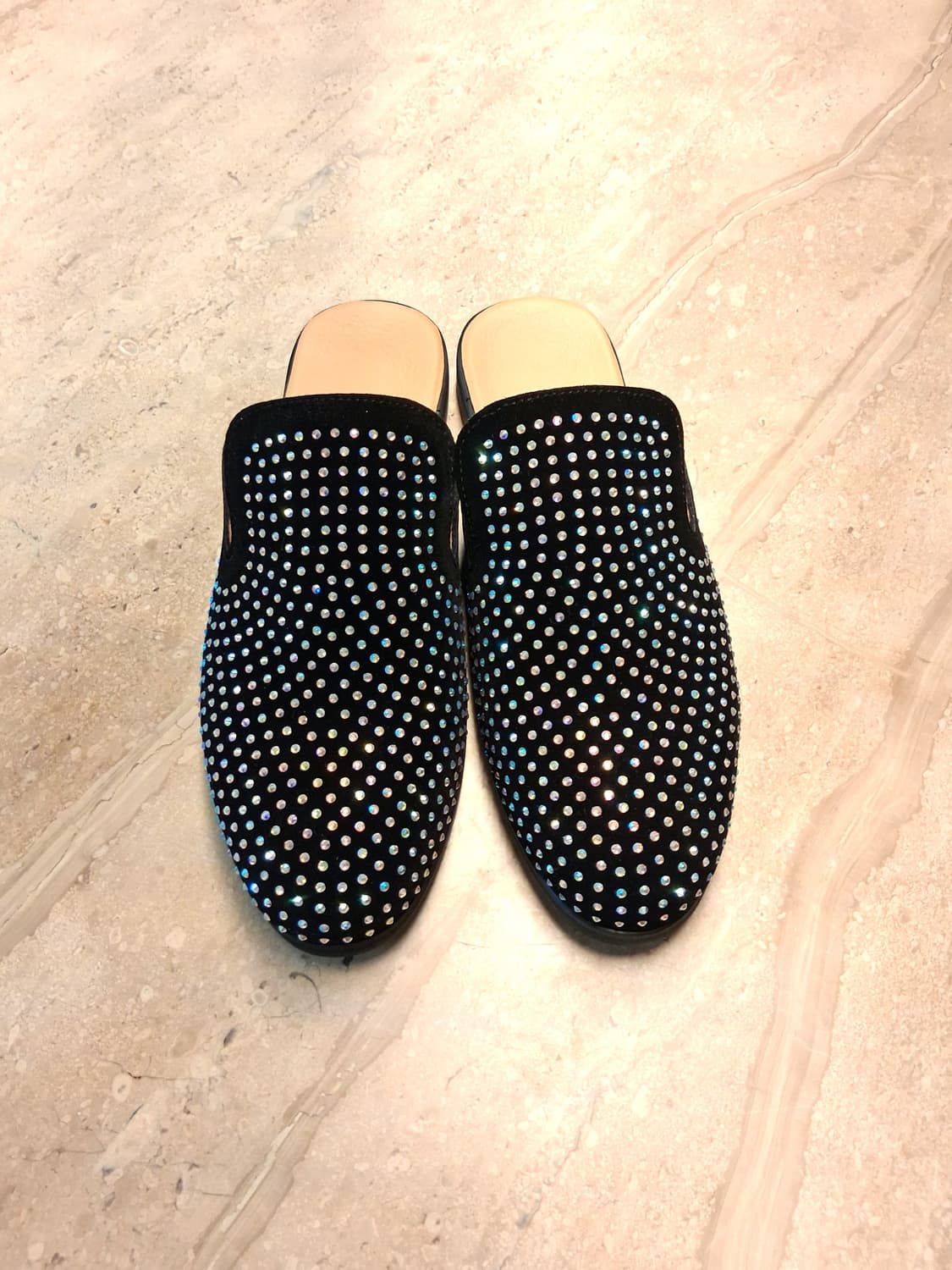 라인스톤 뮬 슬리퍼(새상품) 상품이미지5