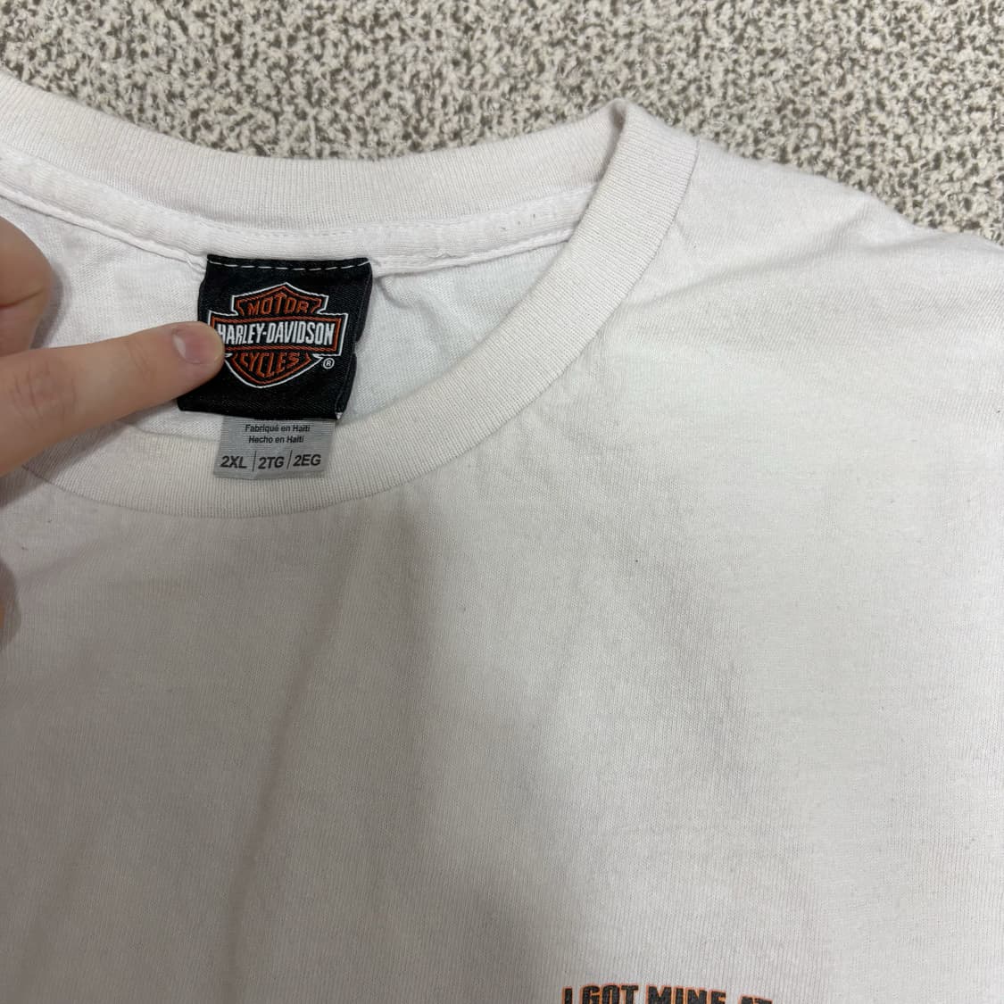 [2XL,택포] Harley 할리 데이비슨 반팔 티셔츠 [B+] 상품이미지2