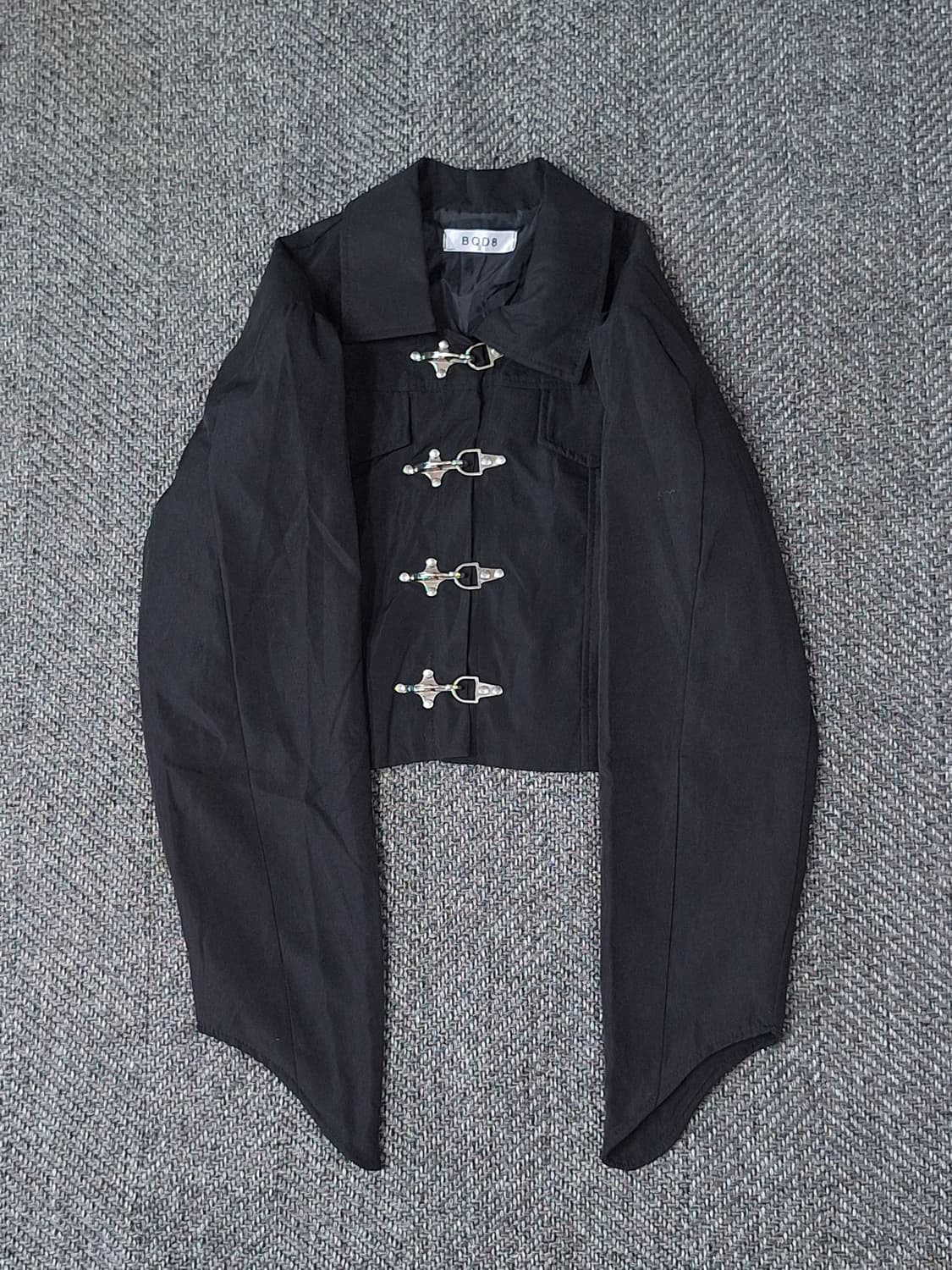 빈티지 파이어버클 바이커 코튼 크롭 자켓 상품이미지2