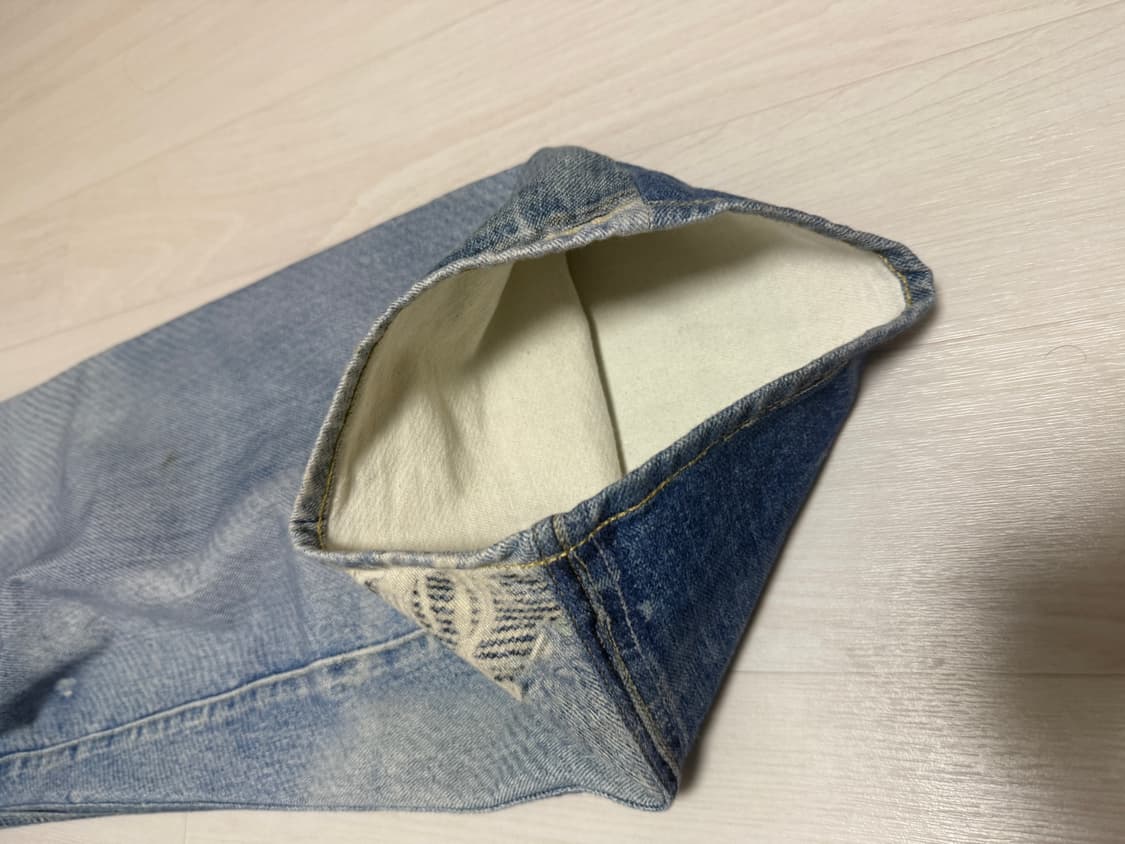 아워레가시 풀컷 디지털 데님 프린트 38size 상품이미지8