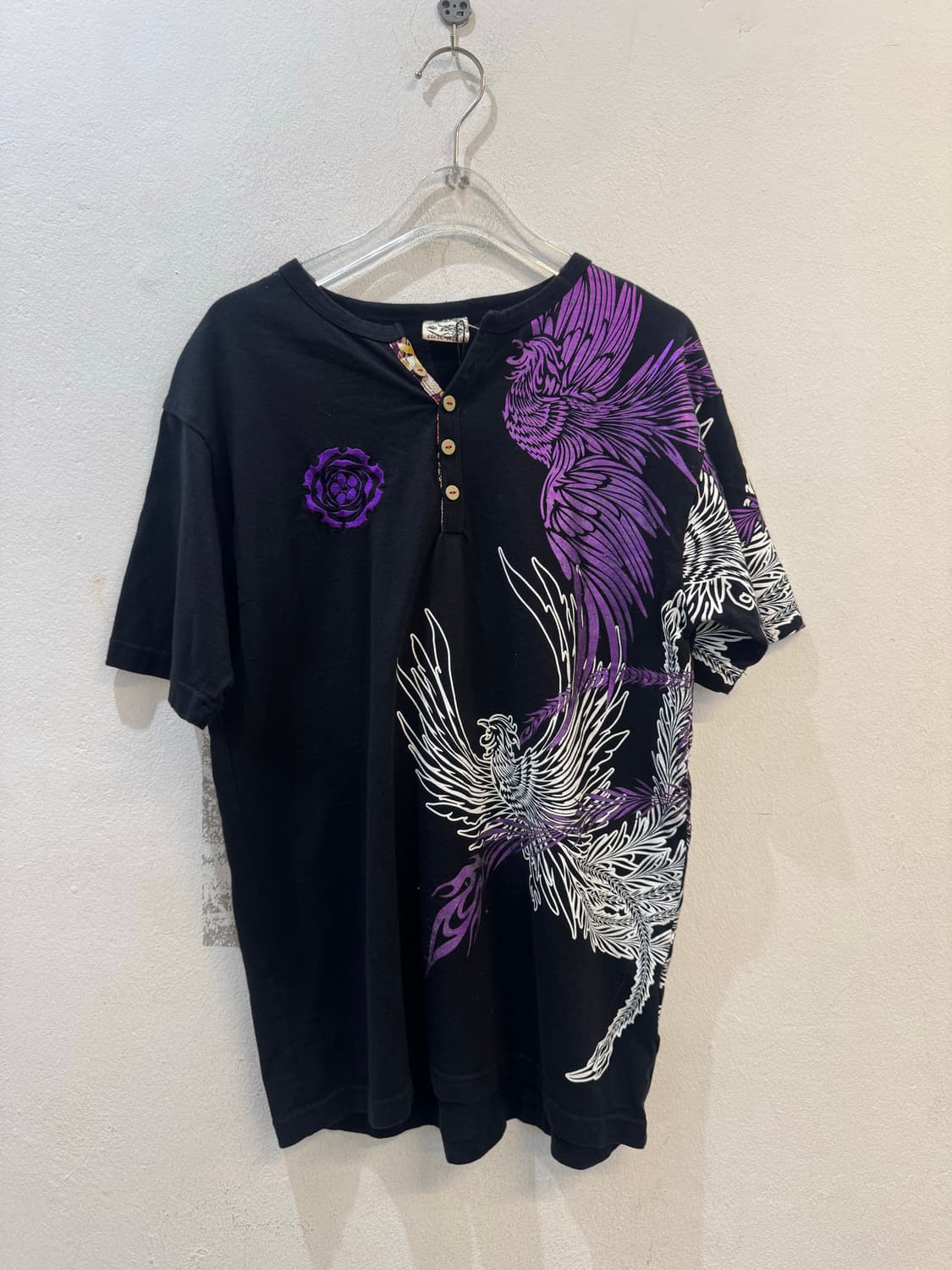 Cureall Vintage Skajan Henley Neck T-s 상품이미지1
