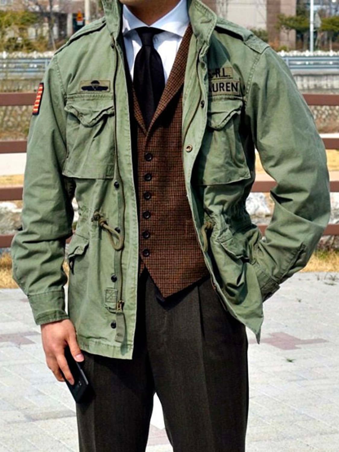 폴로 랄프로렌 공수부대 m-65 유틸리티 워시드 필드자켓 상품이미지5