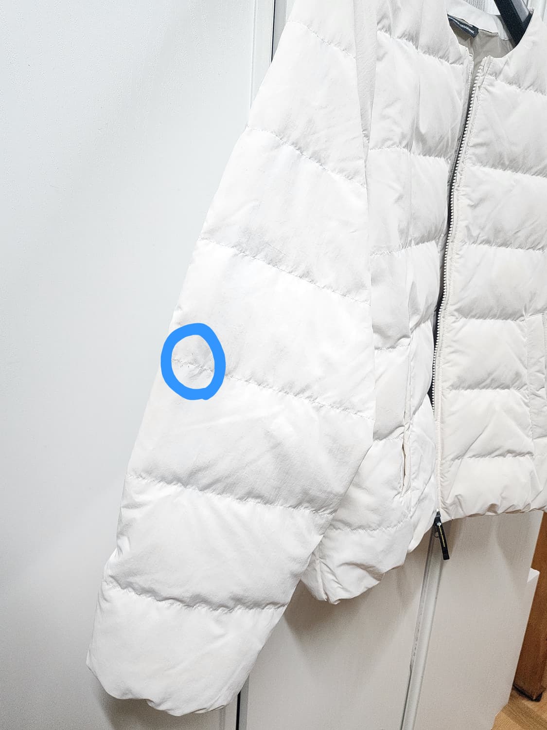 내셔널지오그래픽 여성 U넥 경량 패딩 아이보리 100 상품이미지7