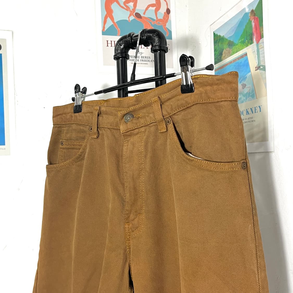 커팅 디테일 하프팬츠 상품이미지3