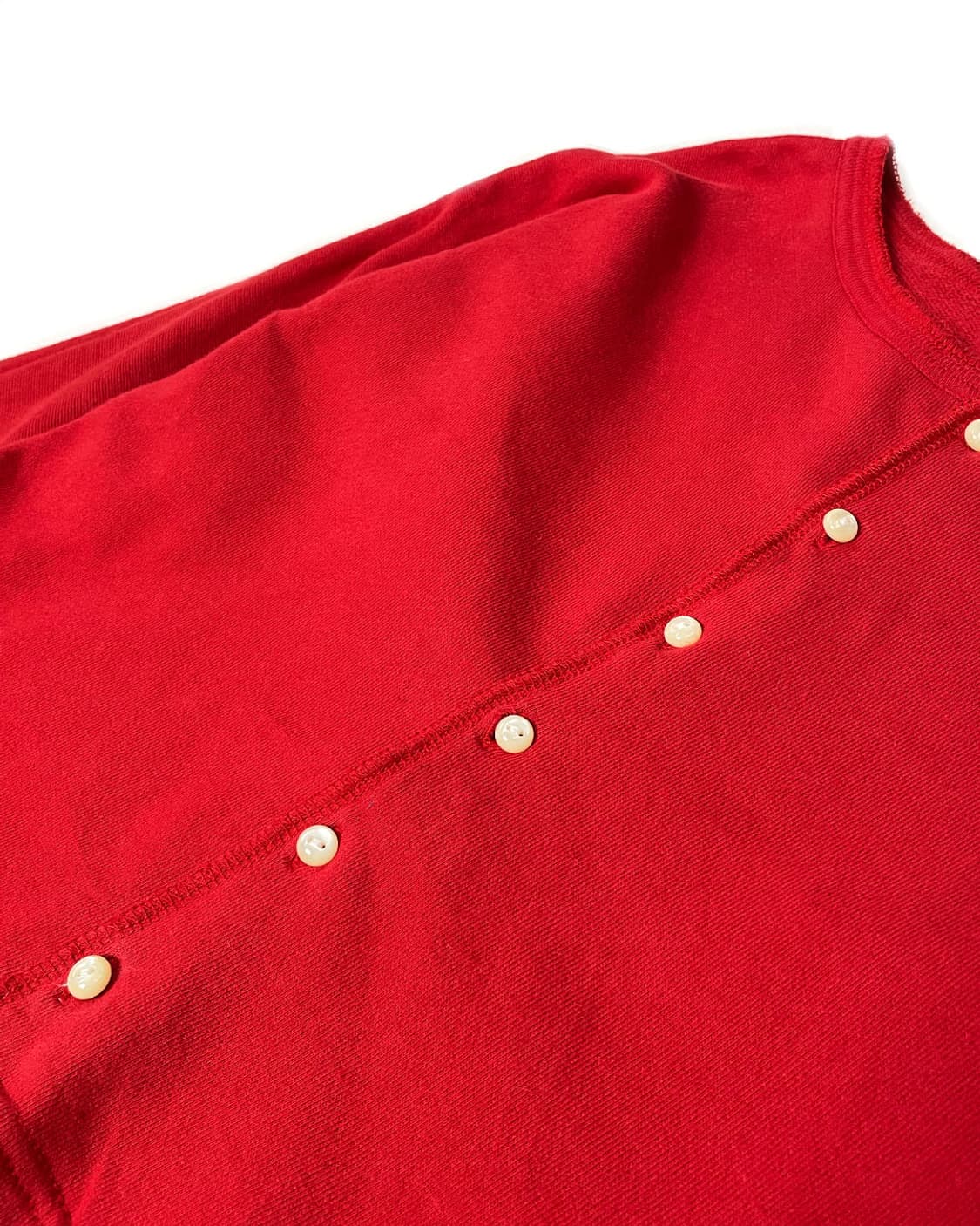 Beams Boy 레드 가디건 상품이미지5