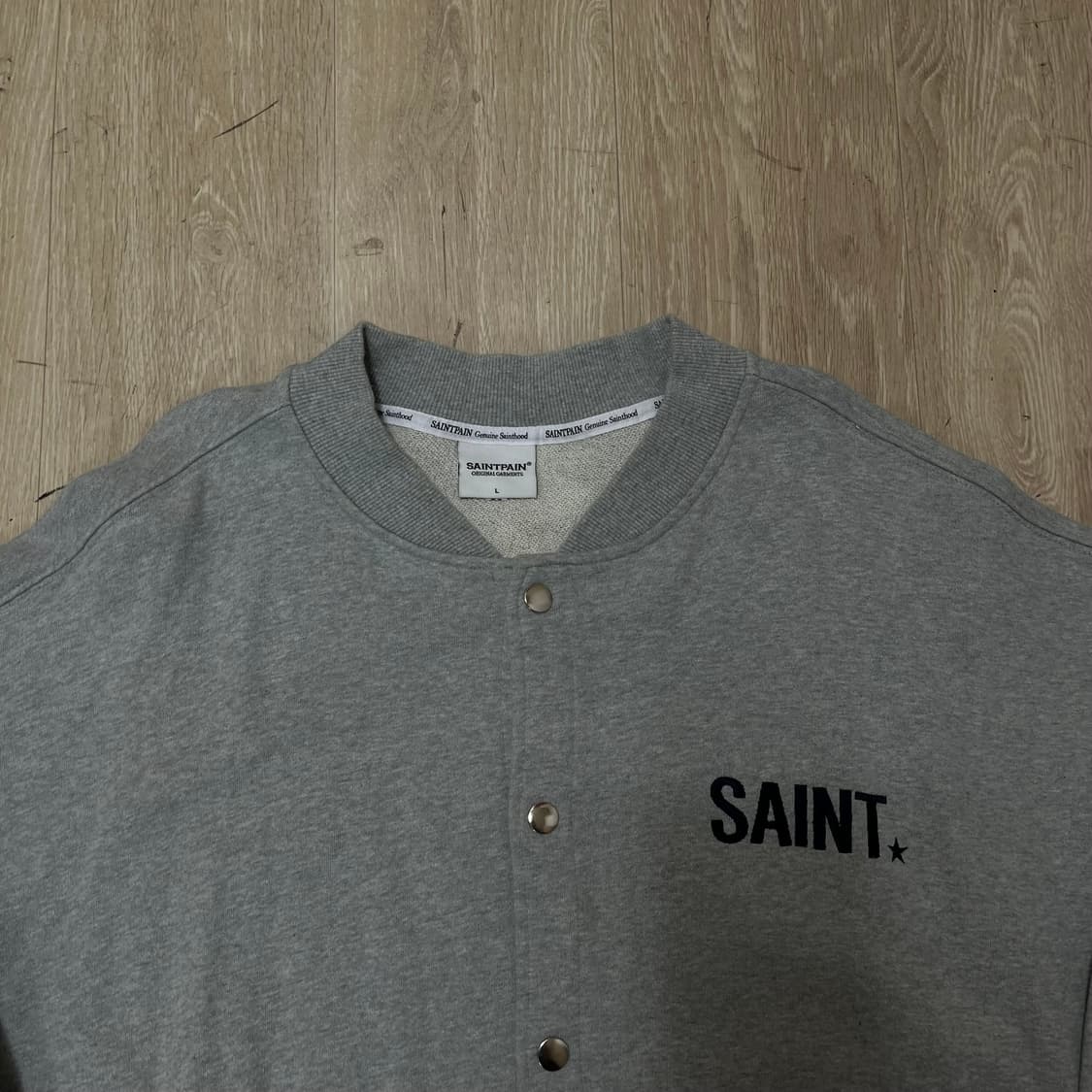 세인트페인 성조기 패치 코튼 스타디움 자켓 L/100 상품이미지2