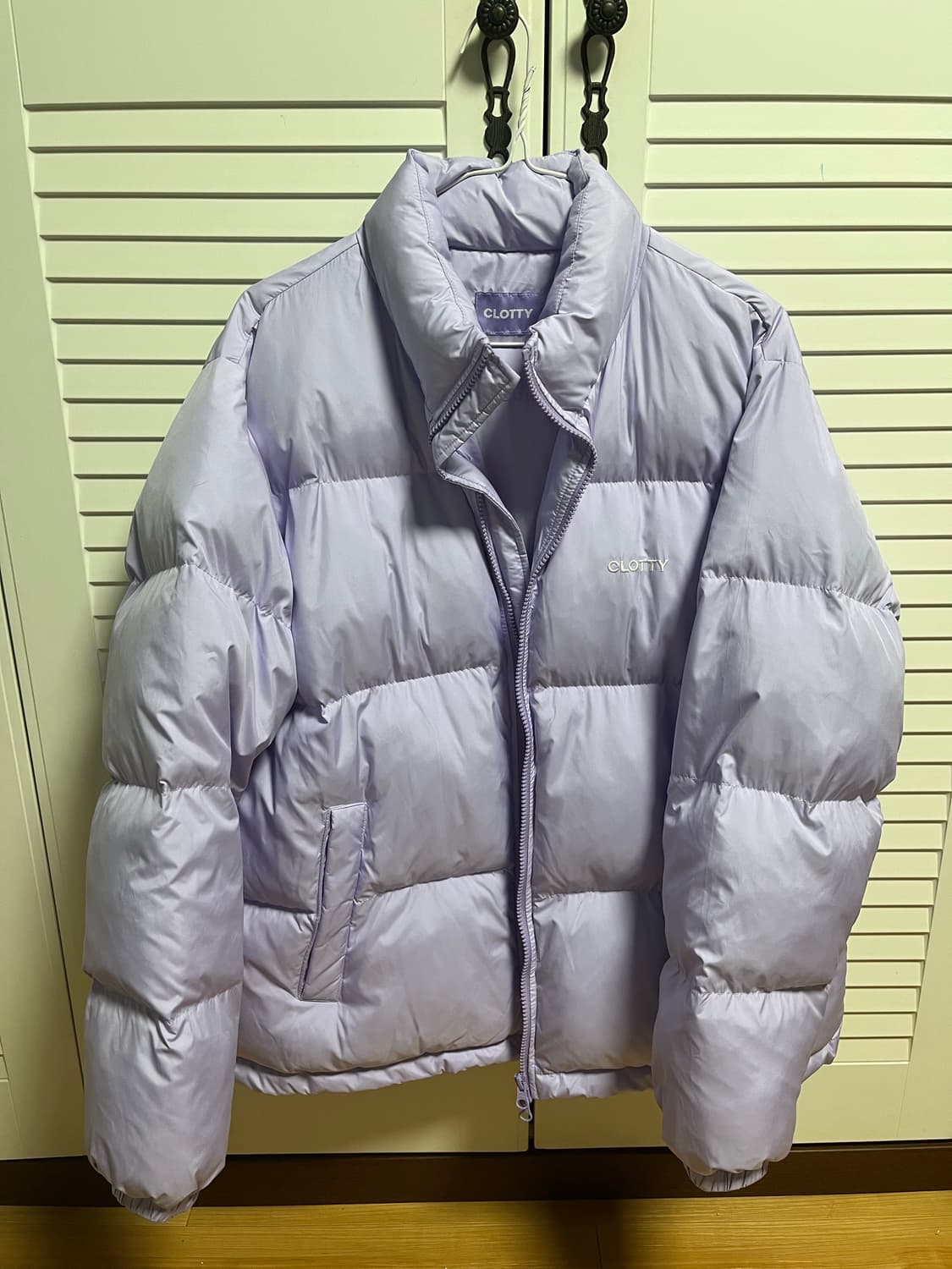 클로티 clotty 숏패딩 라벤더 FREE 상품이미지3
