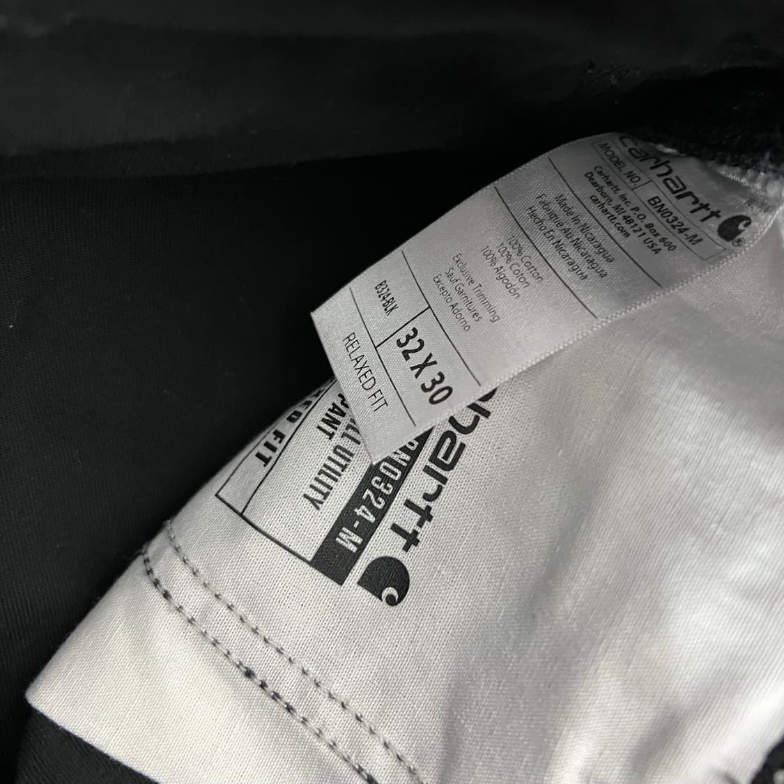 칼하트 릴렉스드 핏 카펜터 워크 팬츠 상품이미지7