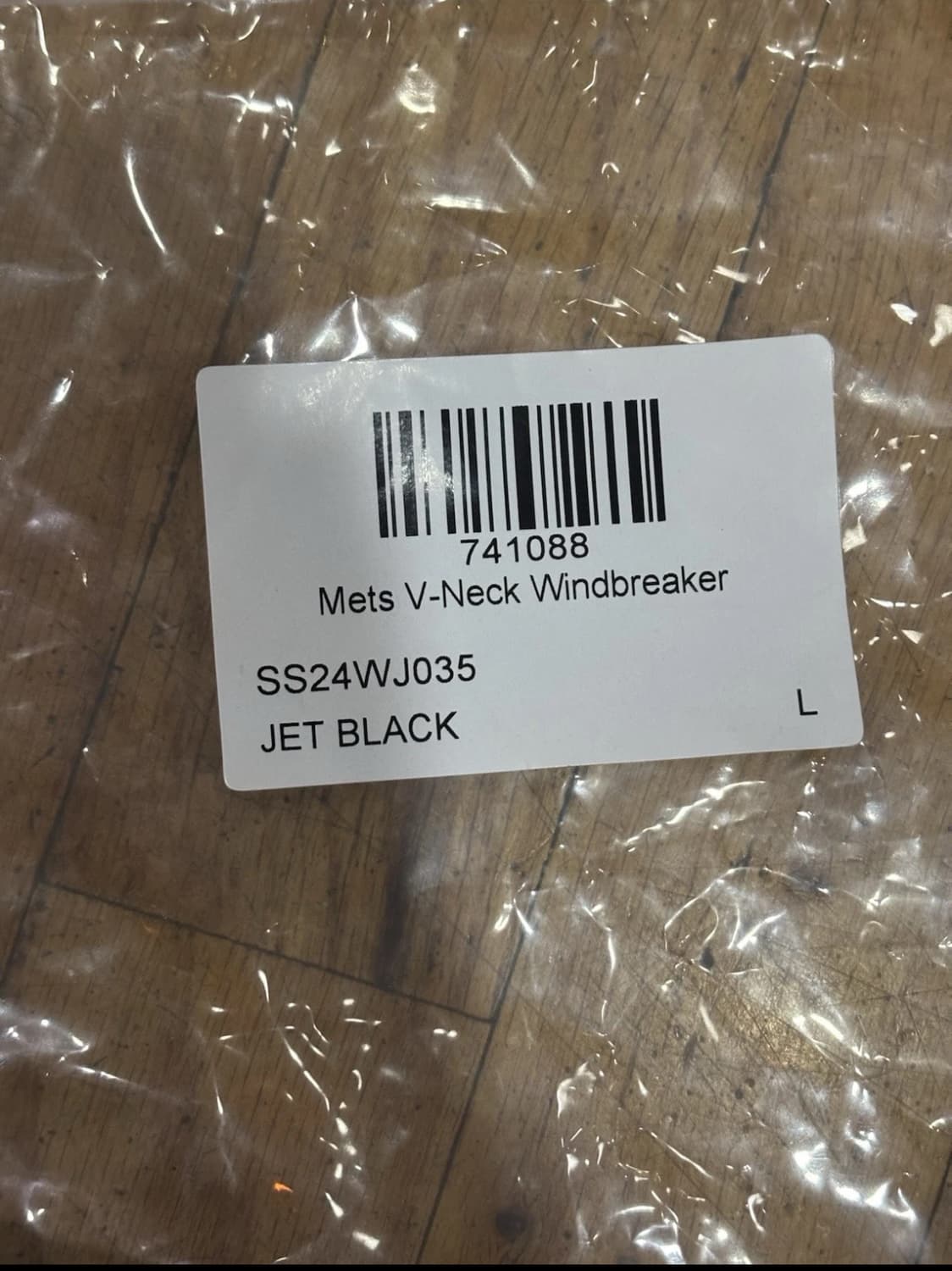 [새제품]애메레온도르 뉴욕메츠 브이넥 저지 블랙 L 상품이미지4