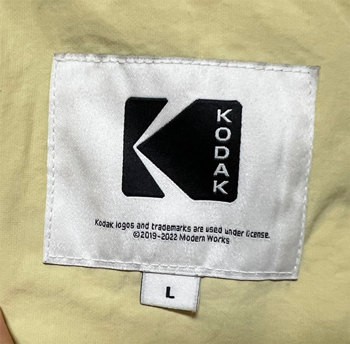 KODAK 코닥 선샤인 아노락자켓 춘추 오버핏 L 100 상품이미지3