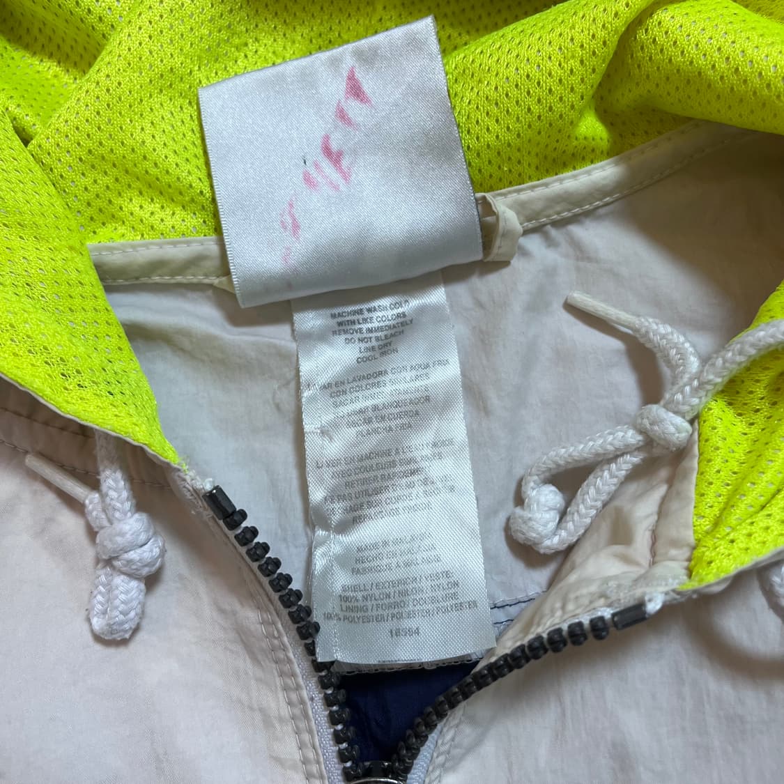 [정품] 아디다스 베이지 네이비 배색 아노락 [ L ] 상품이미지6