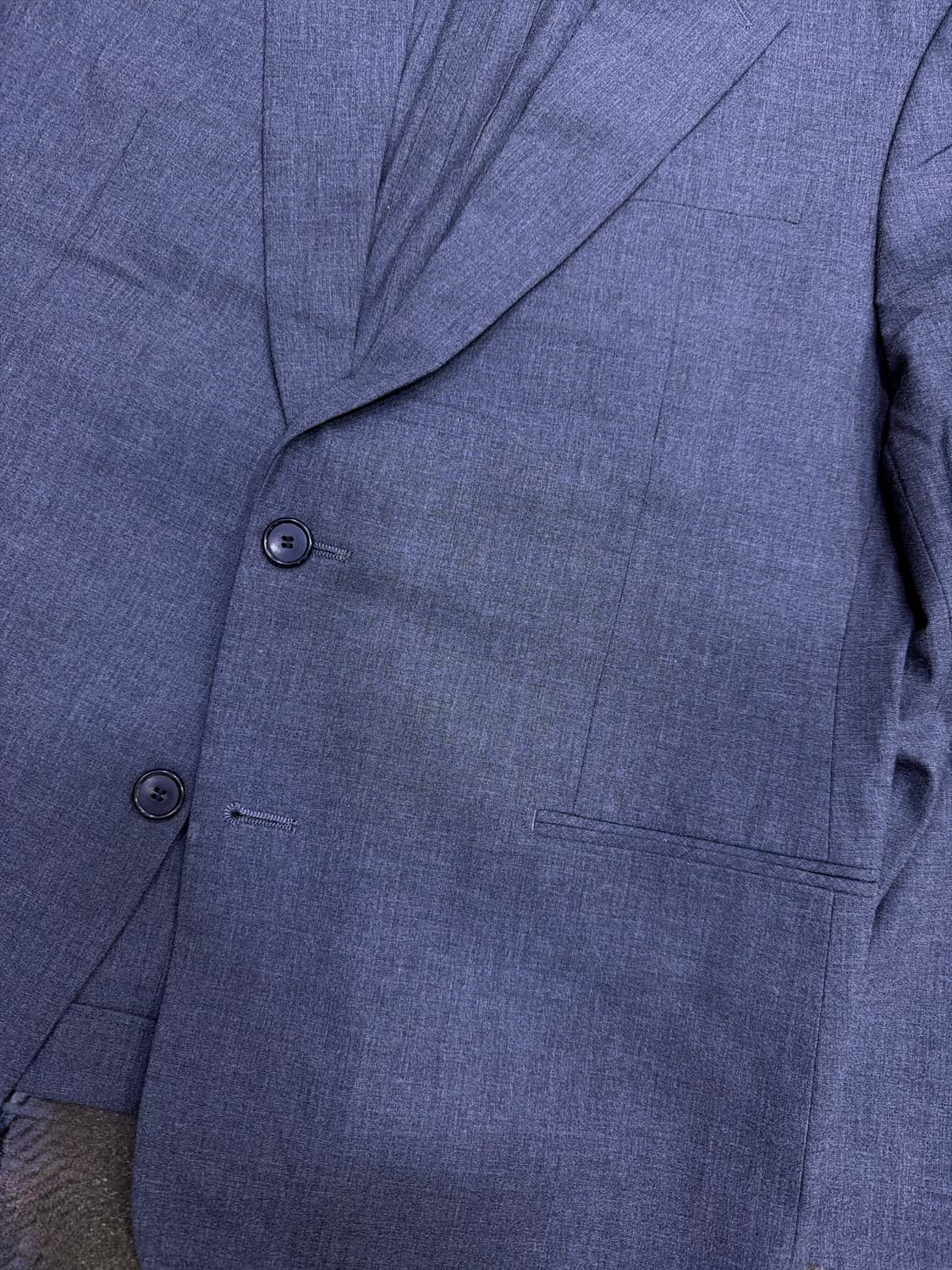 Customellow 커스텀멜로우 싱글 투버튼 그레이 자켓 110 상품이미지4