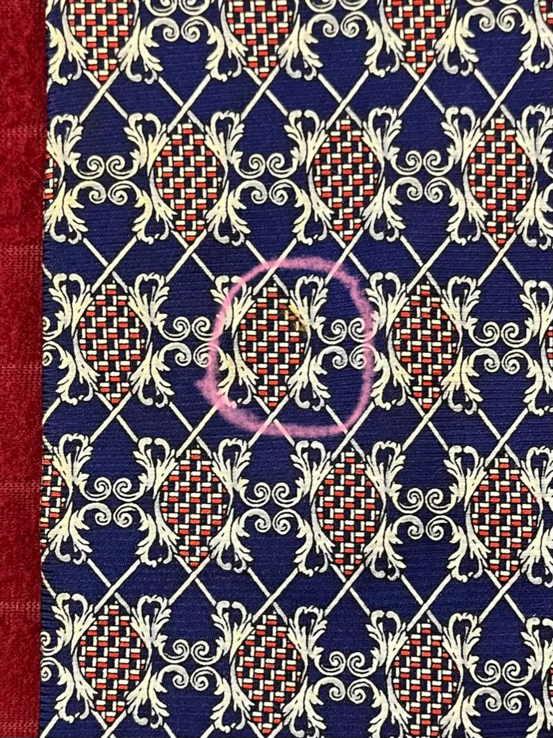 지아니 베르사체 패턴 넥타이 블루 #csz3055 상품이미지5