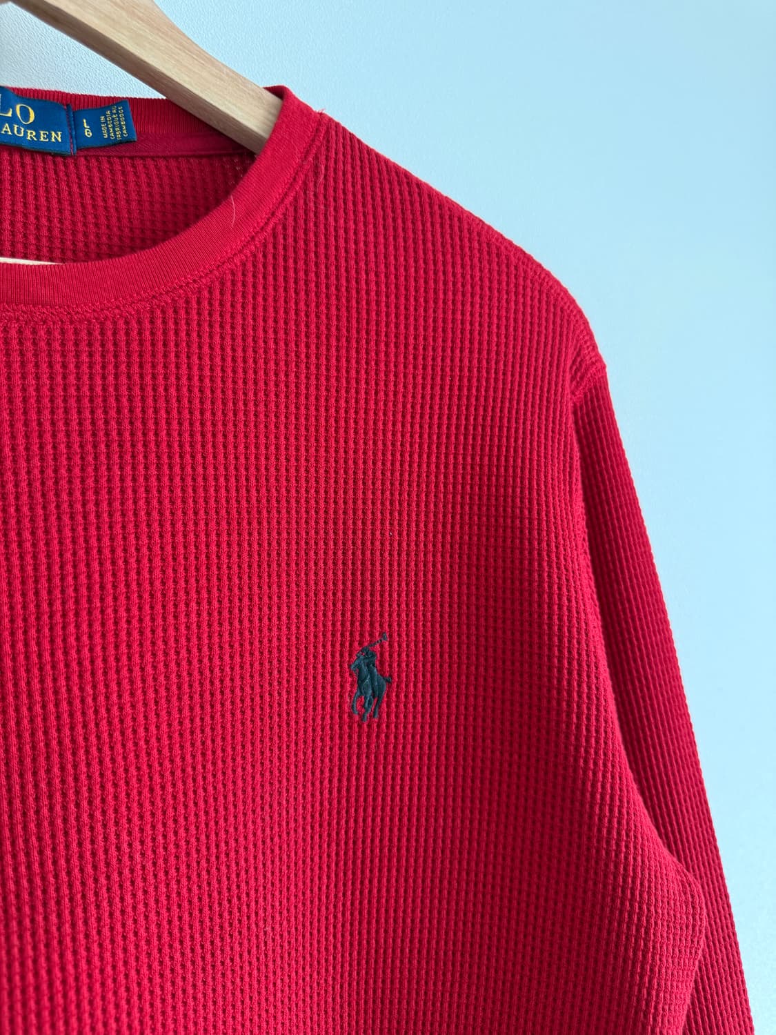 폴로랄프로렌(Polo Ralph Lauren) 와플 롱슬리브 상품이미지3