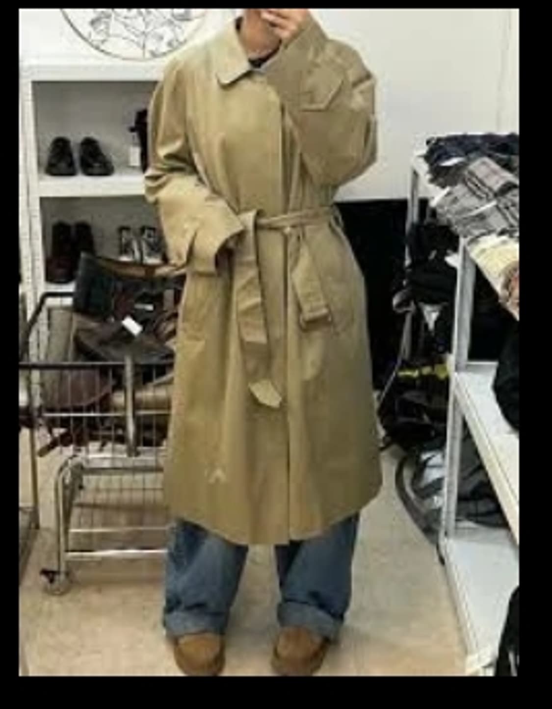 닥스 베이지 롱 트렌치 코트~66 상품이미지1