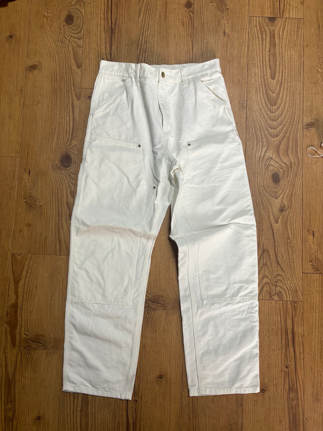 칼하트 더블니 화이트 32x32  상품이미지2