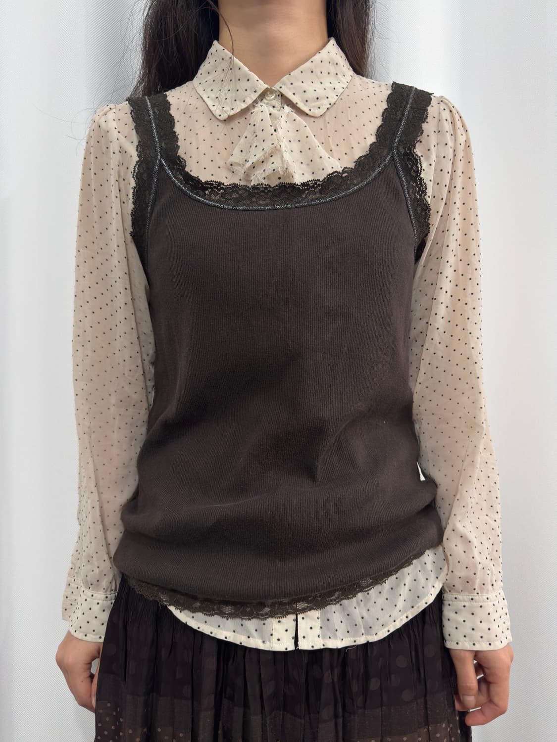 yecca vecca frill dot blouse 상품이미지8