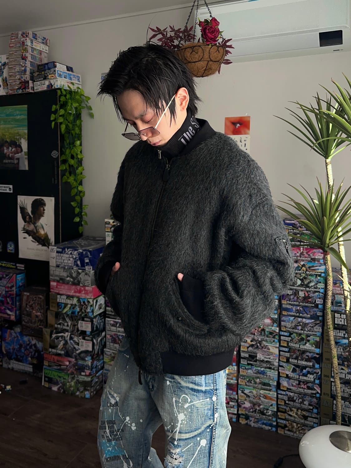 Dominans Stravan 알파카 울 오버 봄버 상품이미지5