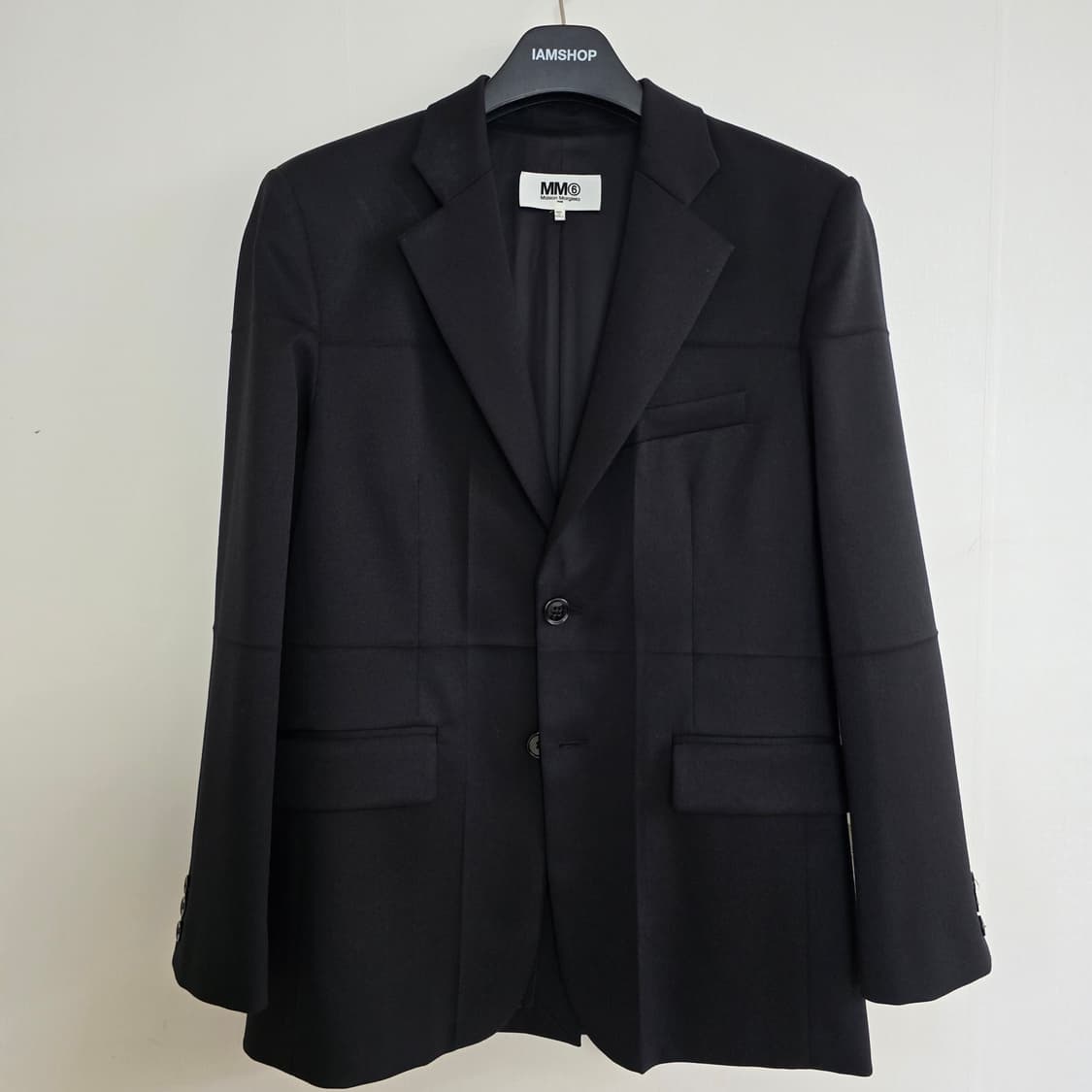 mm6 핀턱 플리츠 블레이저 38사이즈 남녀공용 상품이미지1