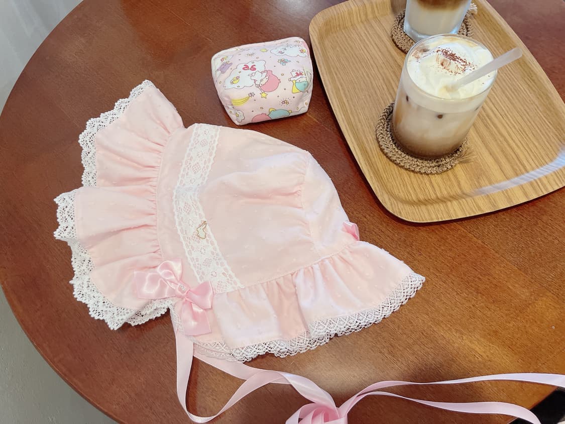 로리타 핑크 보닛 상품이미지1