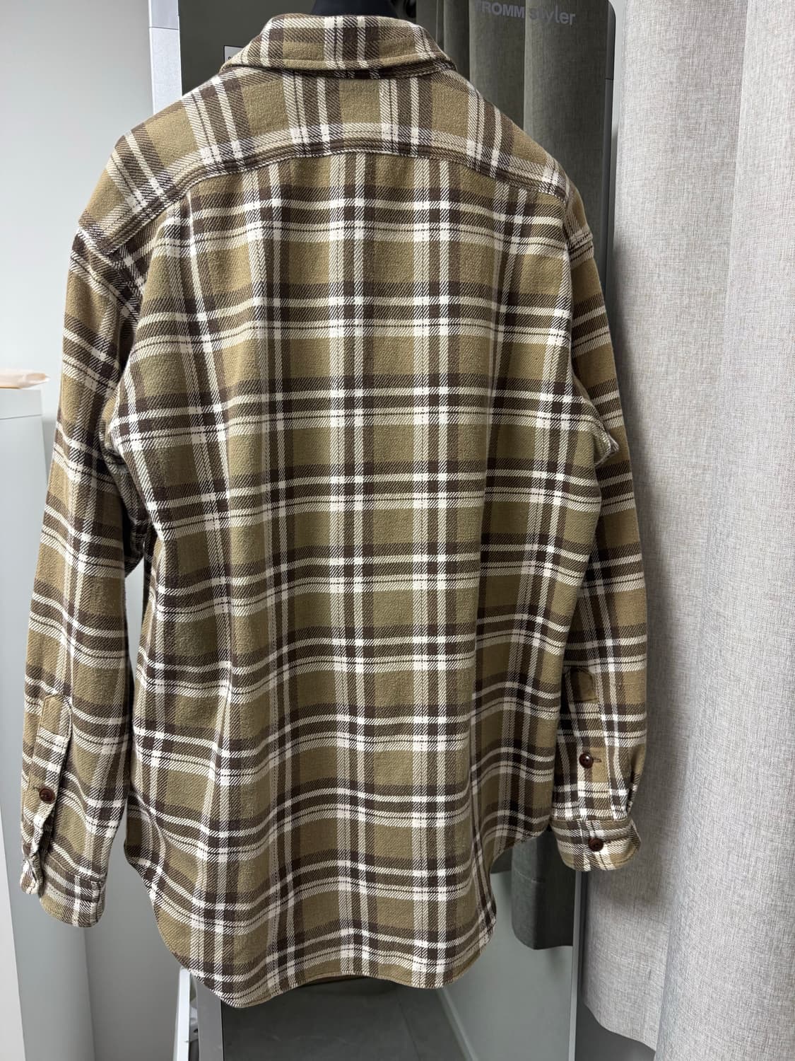 더블알엘 rrl 브라운 체크 플란넬 셔츠 105사이즈감 랄프로렌 상품이미지2