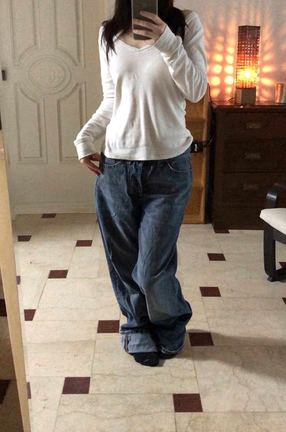 [직수입] 빈티지 데님 트라우저 상품이미지1