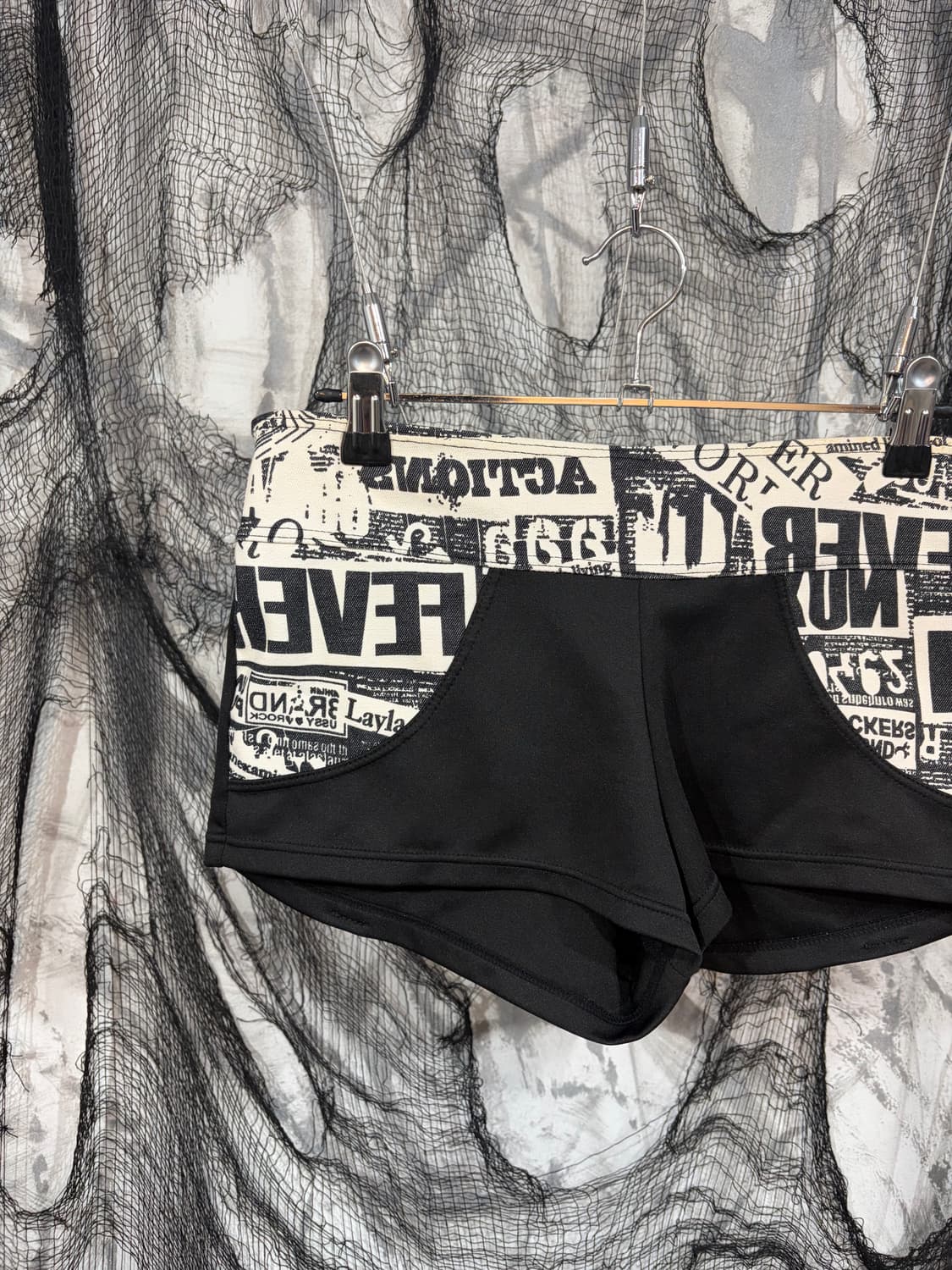 PUNK Onee Gyaru cubic short pants 상품이미지7