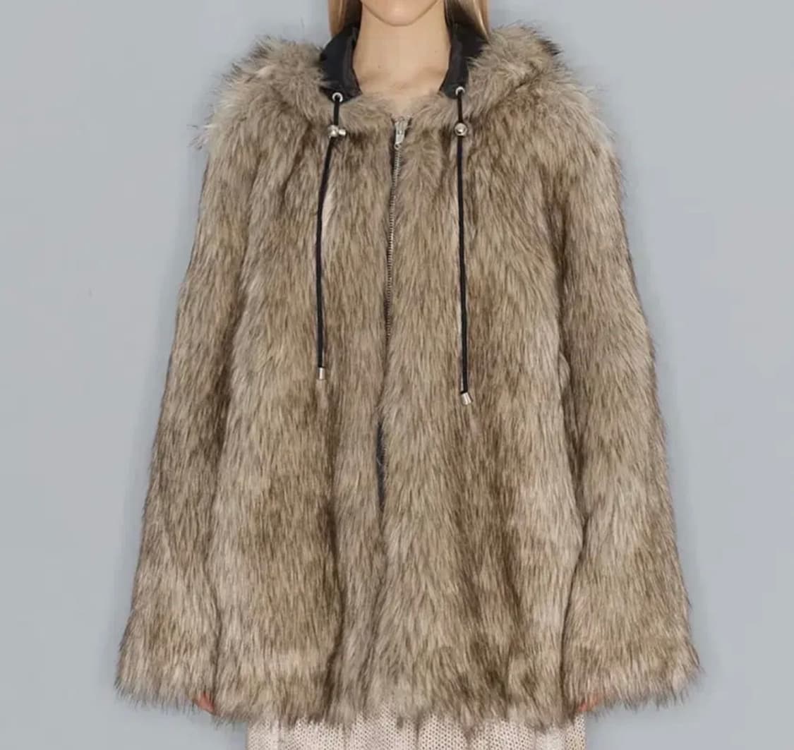 (구해요) 오픈와이와이 리버시블 퍼자켓 카키 상품이미지1