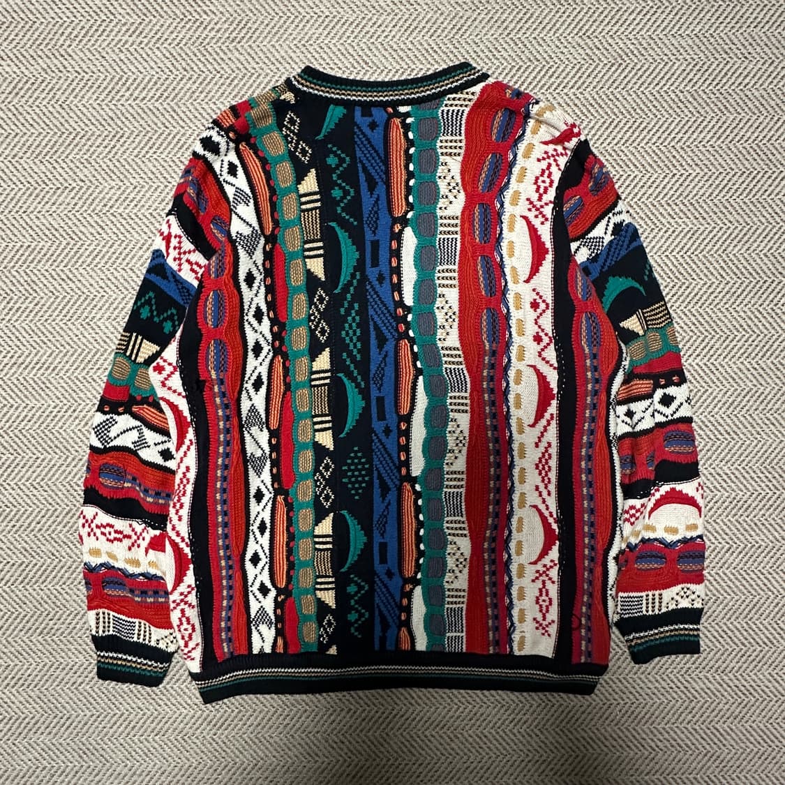 VINTAGE cable heavy knit sweater 상품이미지2
