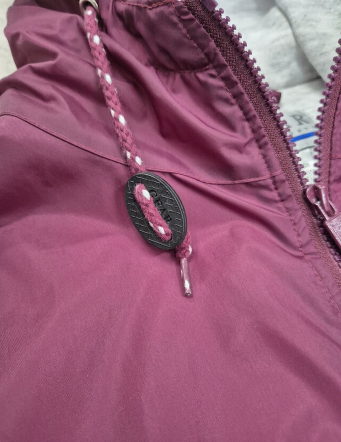 GEAR, COLLEGE HOOD WIND ZIPPER (M) 상품이미지5