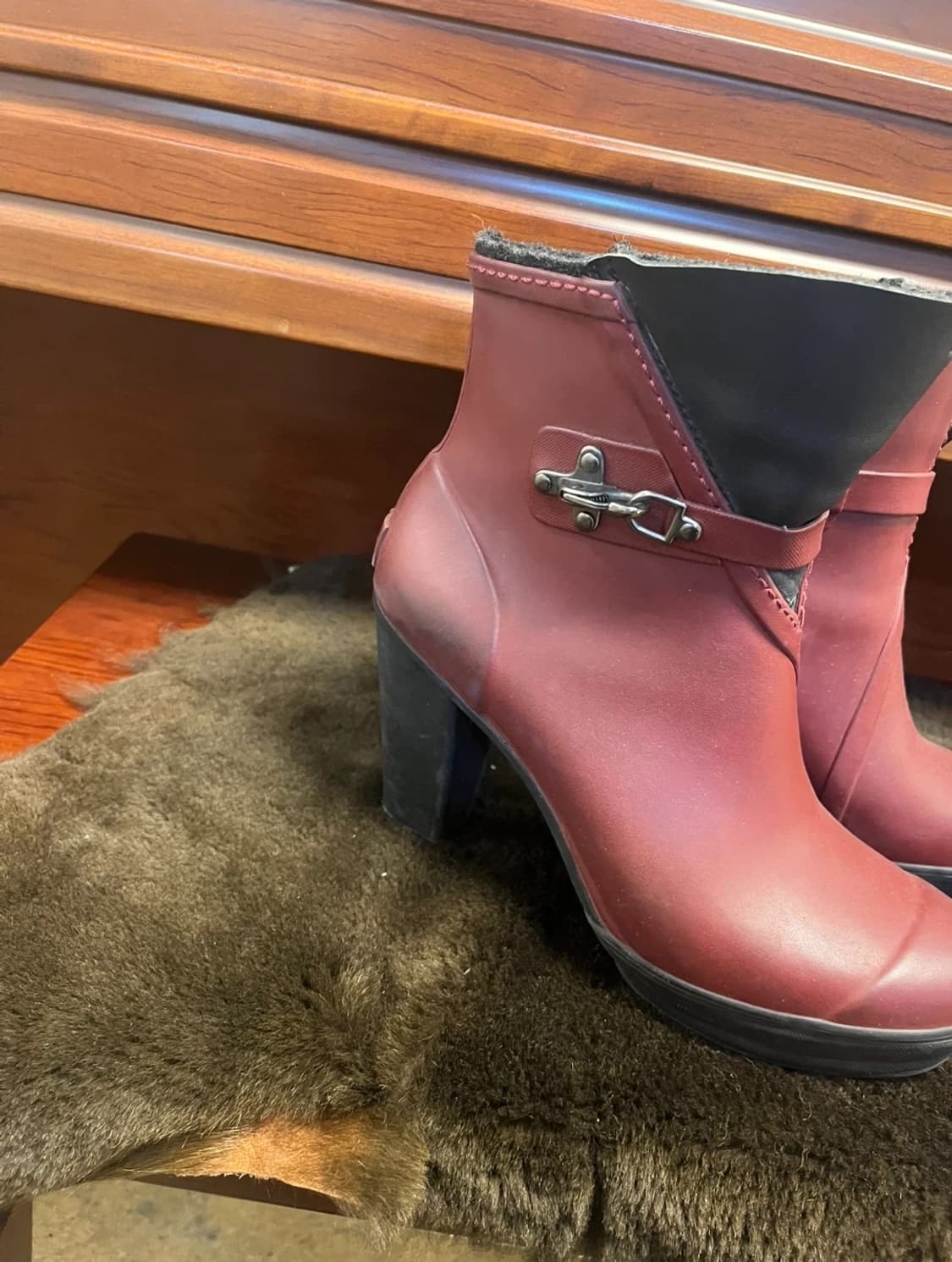 버건디 소렐 부츠  상품이미지1