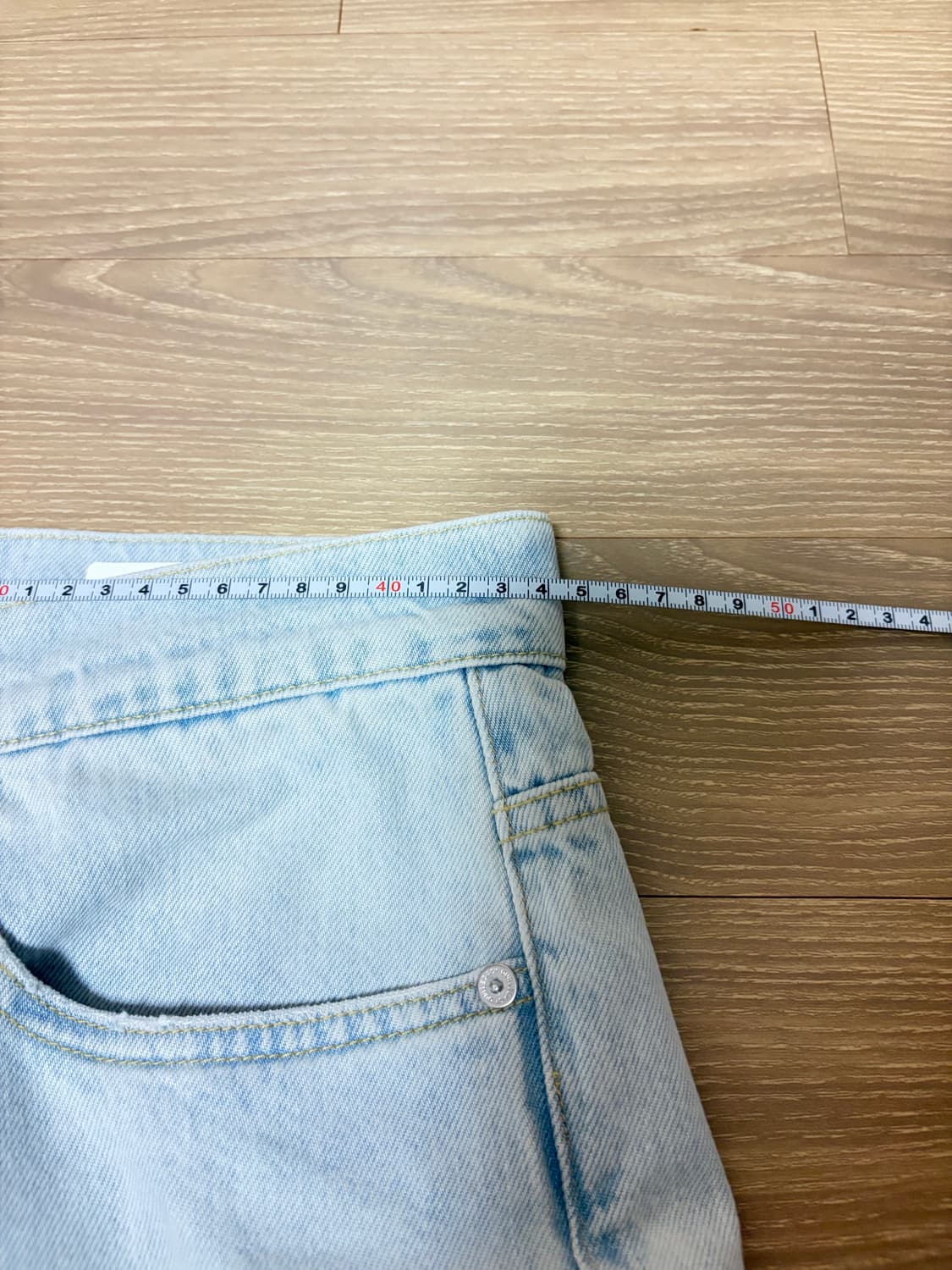 [32] 아워레가시 익스텐디드 써드컷 데님 연청 상품이미지7