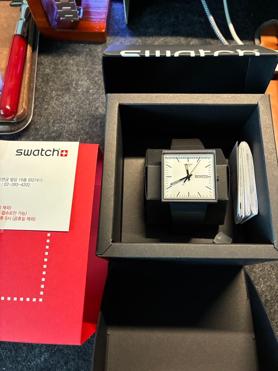 OS) 스와치 왓이프 컬렉션 블랙 상품이미지1