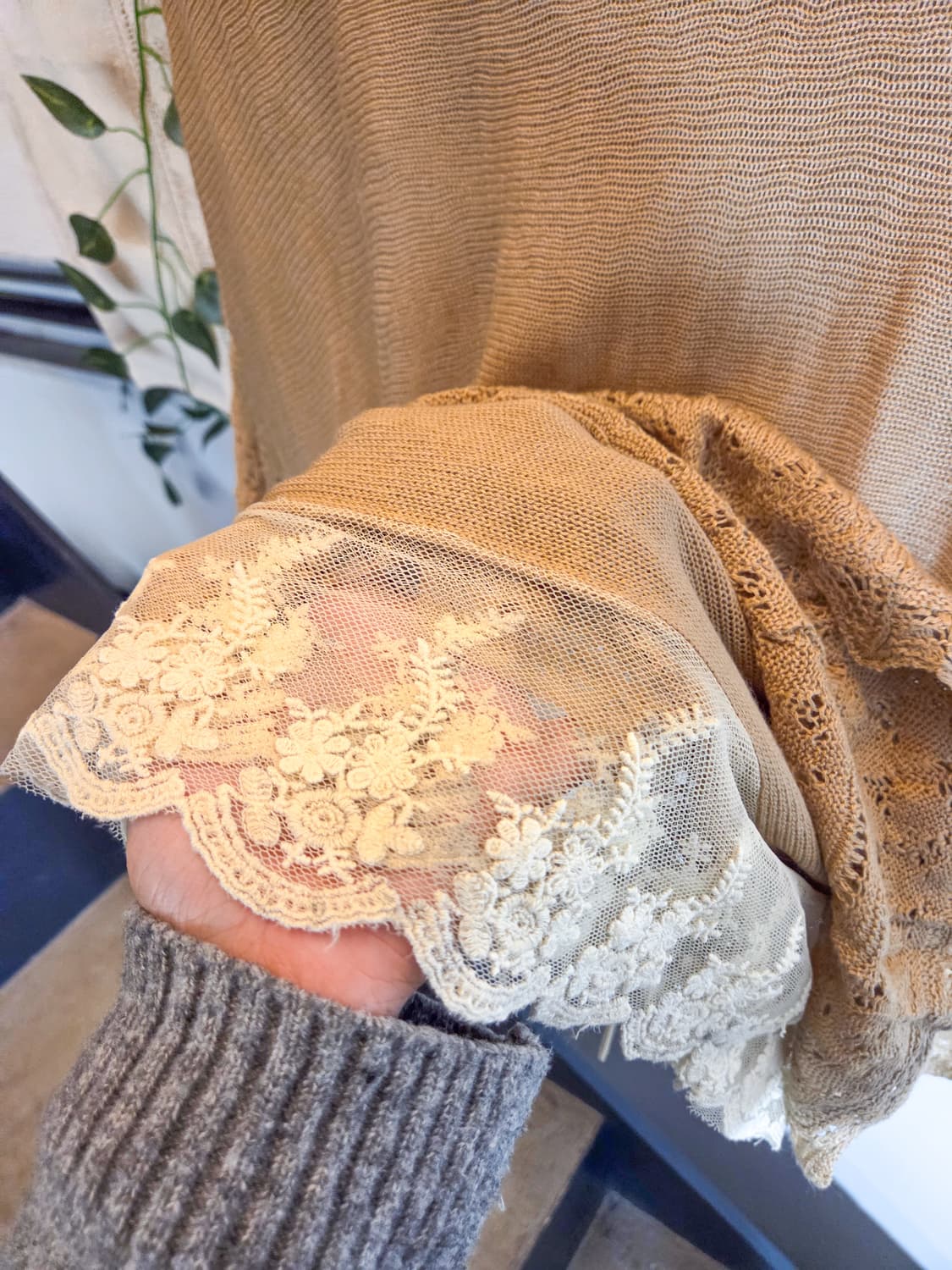 에스닉 반팔 니트 상품이미지4