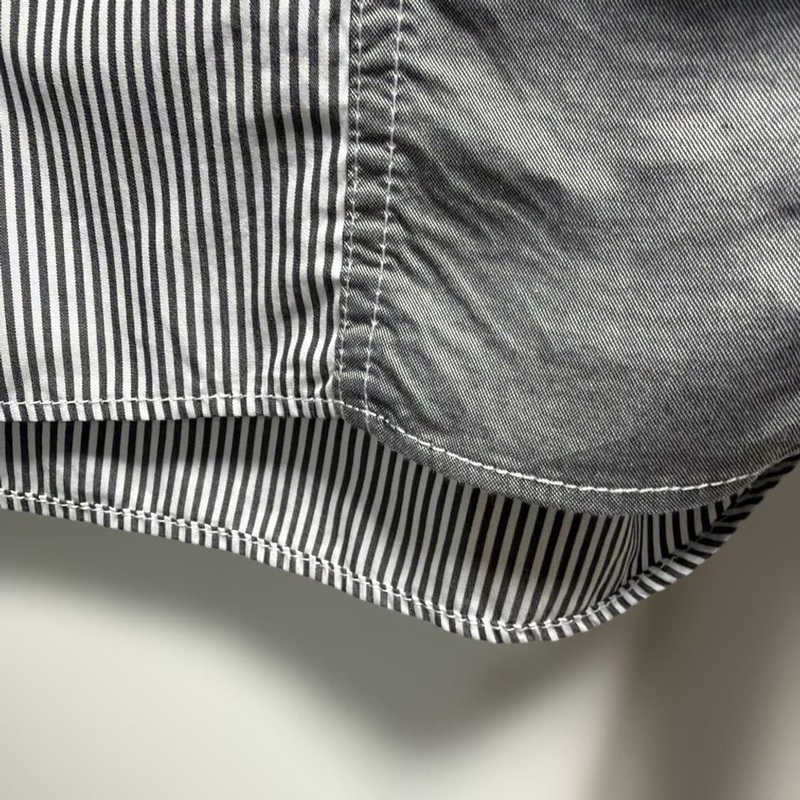 꼼데가르송 옴므 스트라이프 패치워크 셔츠 상품이미지3