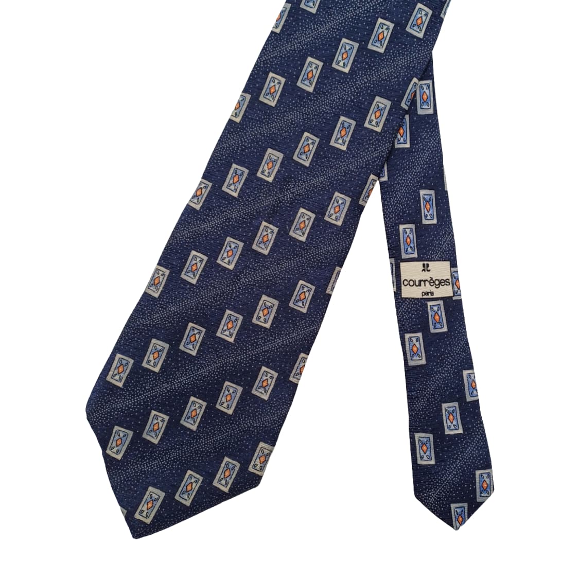 COURREGES 꾸레쥬 실크 넥타이 [BCF10803_0004-158] 상품이미지1