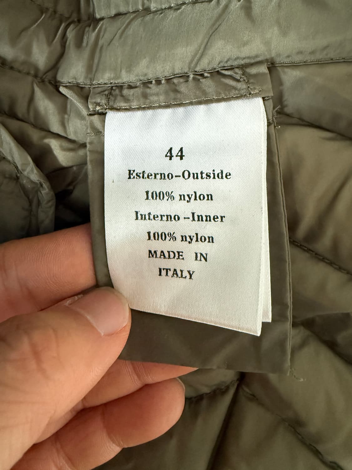 MADE IN ITALY 구스 다운 롱 패딩 상품이미지9