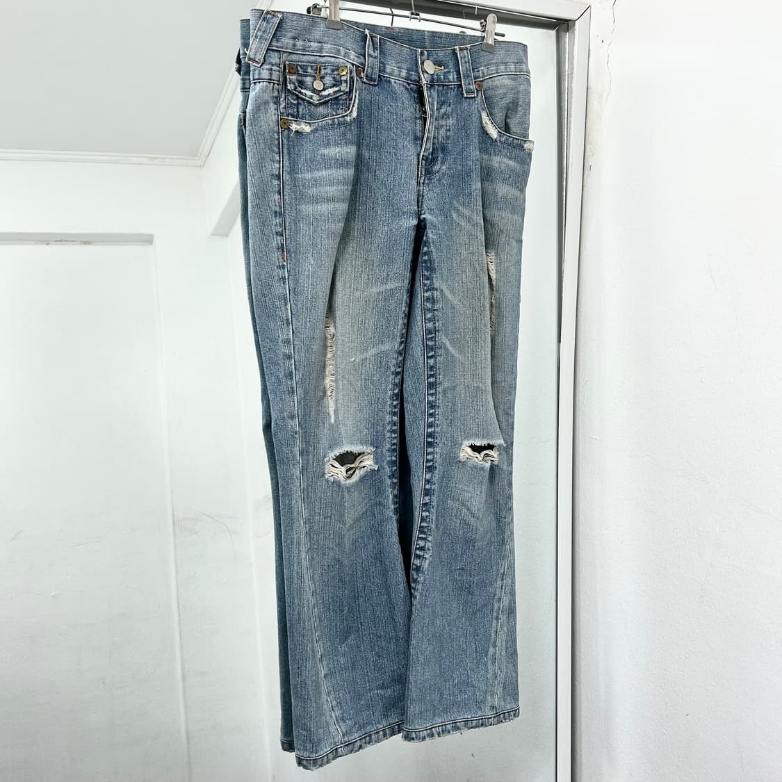 트루릴리전 월드투어 부츠컷 데님 팬츠 상품이미지5